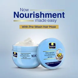 Parachute Advansed Pre- Wash Nourishing Hair Mask for Scalp & Hair, 10X Stronger & Smoother Hair (250 ml)