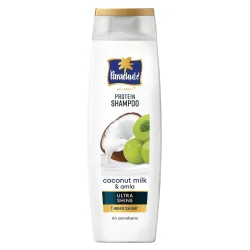 Parachute Advansed Protein Shampoo with Coconut Milk & Amla | Up to 48 hr Shine | Ultra Shine | Protein Lock Technology | Paraben free | For Men & Women | 170ml