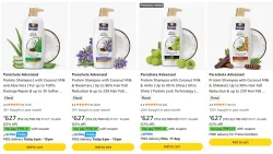Parachute Advansed Protein Shampoo Starting @ ₹395