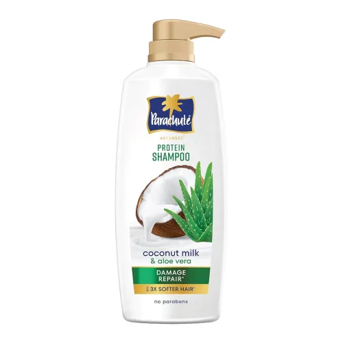 Image of Parachute Advansed Protein Shampoo | with Coconut Milk & Aloe Vera | For Damage Repair | Paraben free | 1.2 L