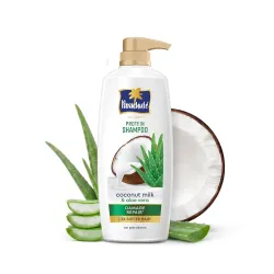 Parachute Advansed Protein Shampoo | with Coconut Milk and Aloe Vera | For up to 100% Damage Repair & up to 3X Softer Ha