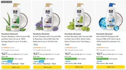 Parachute Advansed Shampoo at minimum 50% Discount