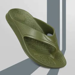 Paragon Men Solid Cushioned Footbed Flip-Flops