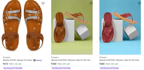 Image of Paragon Women's Sandal Starting @ ₹272