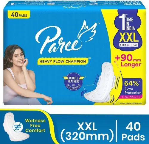 Image of Paree Dry Feel XXL Sanitary Pad (Pack of 40)