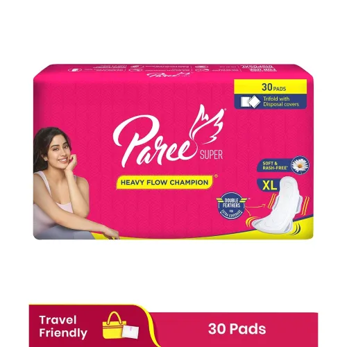 Image of Paree Super Soft Sanitary Pads For Women|Xl-30 Pads Each