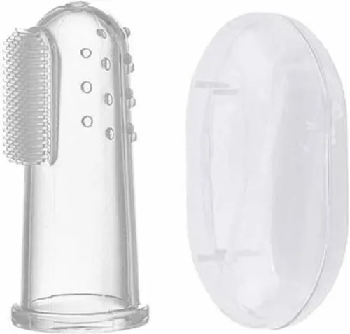 Image of Parhat NEW Silicon Baby Finger Toothbrush 