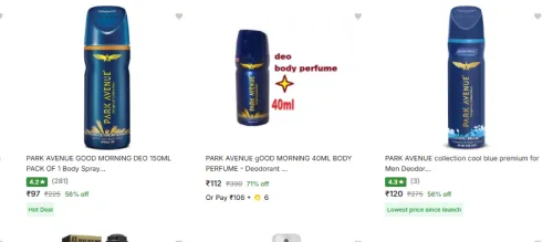 Image of Park Avenue Beauty And Grooming Starting @ ₹97