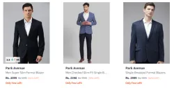 Park Avenue Blazers at Minimum 60% Discount