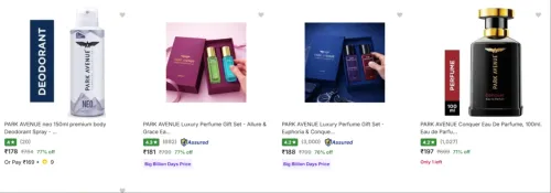 Image of PARK AVENUE Fragrances upto 77% Discount