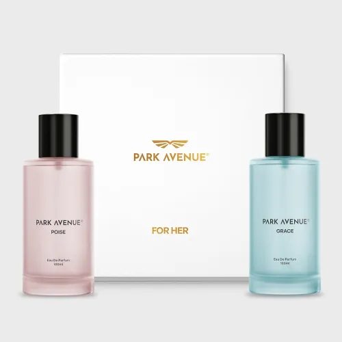 Image of Park Avenue For Her | Luxury Perfume Gift Set for Women | 2 x 100ml | Grace & Poise | Long Lasting EDP | Fresh | Floral 
