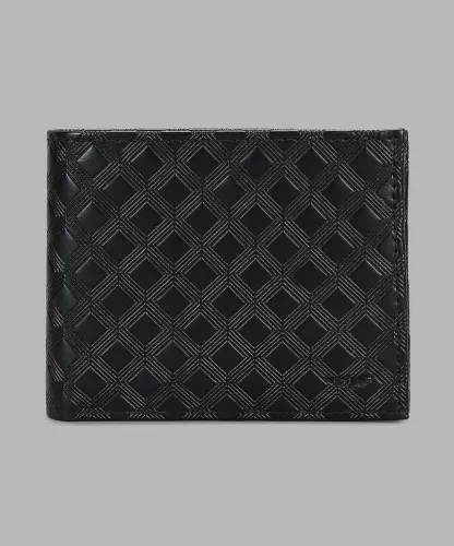 Image of PARK AVENUE Men Black Genuine Leather Wallet 