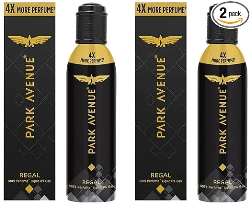 Image of Park Avenue Men Regal No Gas Premium Perfume Long Lasting Citrus Fragrance Spray 130Ml (Pack Of 2).