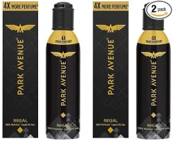 Park Avenue Men Regal No Gas Premium Perfume Long Lasting Citrus Fragrance Spray 130Ml (Pack Of 2).