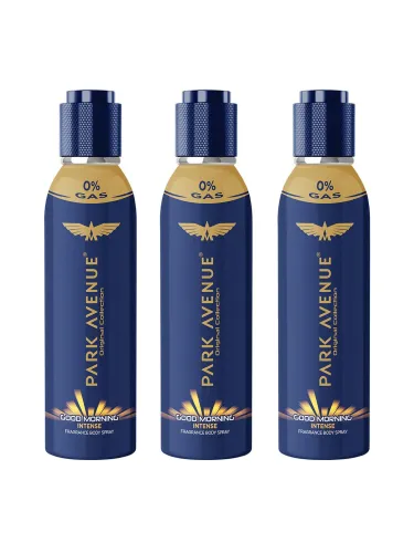 Image of Park Avenue Men Set of 3 Good Morning Intense Body Spray - 120 ml each