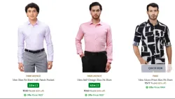 PARK AVENUE men shirts up to 65% Discount 