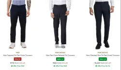 PARK AVENUE men trousers up to 64% Discount 