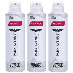 Park Avenue Men Voyage Deodorant Spray 220Ml (Pack Of 3)