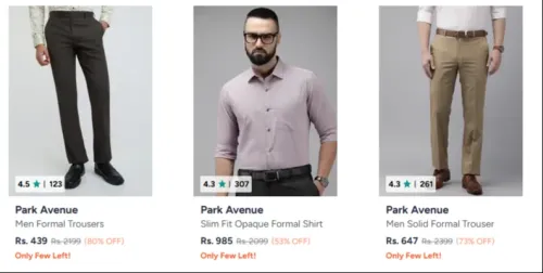 Image of Park Avenue Men’s Clothing up to 80% Discount