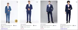 PARK AVENUE Mens Readymade Suits at minimum 70% Discount
