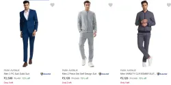 PARK AVENUE Mens Readymade Suits at minimum 70% Discount