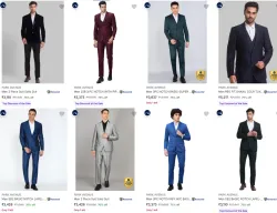 PARK AVENUE Mens Readymade Suits upto 75% Discount
