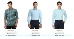 Park Avenue Mens Shirts at minimum 65% Discount