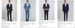 Park Avenue Men's Suits at minimum 70% Discount