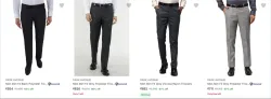 Park Avenue Mens Trousers at minimum 60% Discount