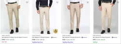 Park Avenue Men's Trousers upto 67% discount