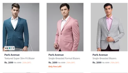 Image of Park Avenue Premium Men’s Blazer Minimum 70% Discount