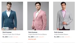 Park Avenue Premium Men’s Blazer Minimum 70% Discount
