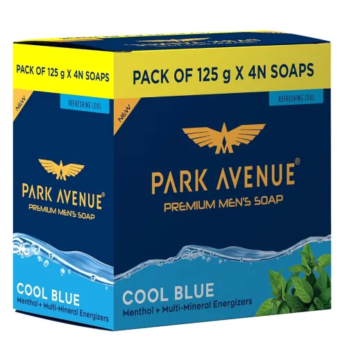 Image of Park Avenue Premium Men’s Soaps for Bath 125g (Pack of 4) 