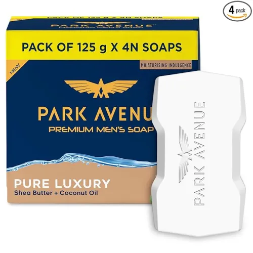 Image of Park Avenue Premium Men’s Soaps 125g (Pack of 4)