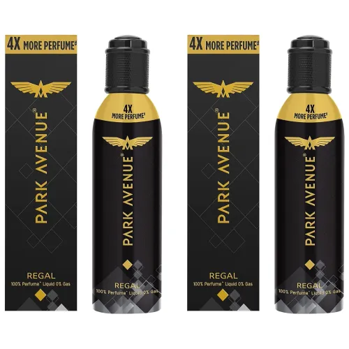 Image of Park Avenue Men Regal No Gas Premium Perfume Long Lasting Citrus Fragrance Spray 130Ml (Pack Of 2), Pack Of 1