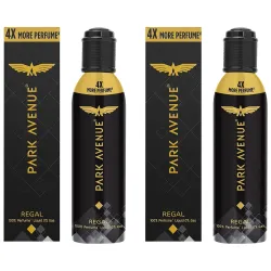 Park Avenue Men Regal No Gas Premium Perfume Long Lasting Citrus Fragrance Spray 130Ml (Pack Of 2), Pack Of 1