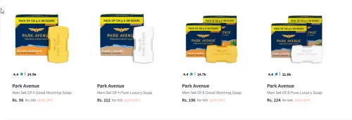 Image of Park Avenue Soap Flat 65% Discount