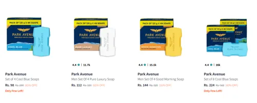Image of Park Avenue Soaps upto 65% Discount