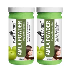 Park Daniel Premium Amla Powder - For Hair Conditioner Combo Pack 2 bottles of 100 gms(200 gms)