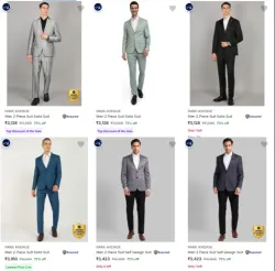 PARK AVENUE Mens Readymade Suits upto 75% Discount