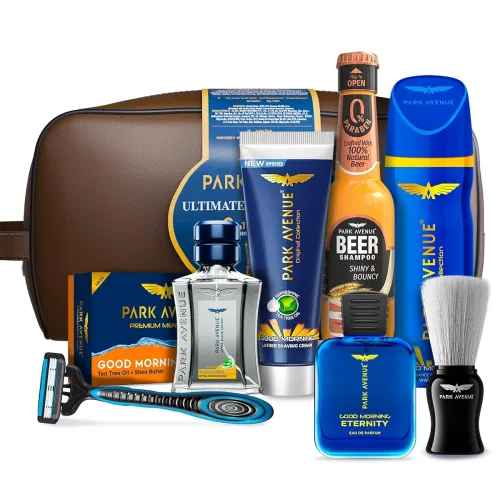 Image of Park Avenue Ultimate Grooming Kit 9in1 Combo Grooming Kit for Men | Gift Set | Shaving Kit for Men | Shaving Foam | Afte