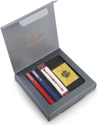 PARKER Designer 9000023532 Plastic (PVC) Pen Set (2 Pen,1 Rakhi,1 Roli Pack)