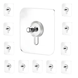 Parkplus Photo Frame Hooks for Wall Without Drilling Self Adhesive Hooks for Wall Heavy Duty Strong Nail Free for Hangin