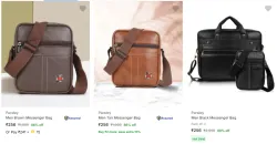 Parsley Messenger Bags at minimum 75% Discount