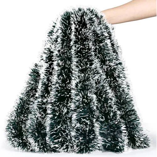 Image of Party Boomers Snow Garland Decoration, 5.5 Ft * Pack of 2