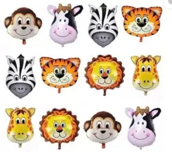 Party Breeze Jungle Animal Theme Balloons, Po12