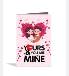 PARTY MIDLINKERZ I Love You With All My Heart Happy ValentineS Day Stay With You Greeting Cards Greeting Card (Red, Pack