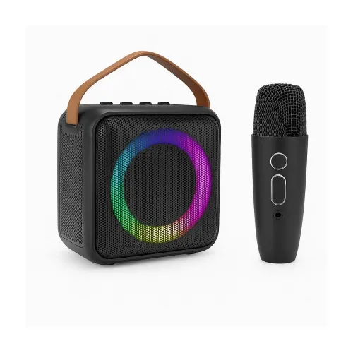Image of PartyBlast Karaoke Speaker and Wireless Mic for Kids Toddlers Bluetooth LED Portable Boys Girls Perfect Family Gathering