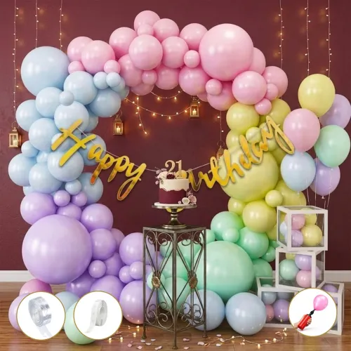 Image of Partycat 54-Piece Birthday Balloon 