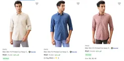 Parx Mens Casual Shirts upto 62% Discount